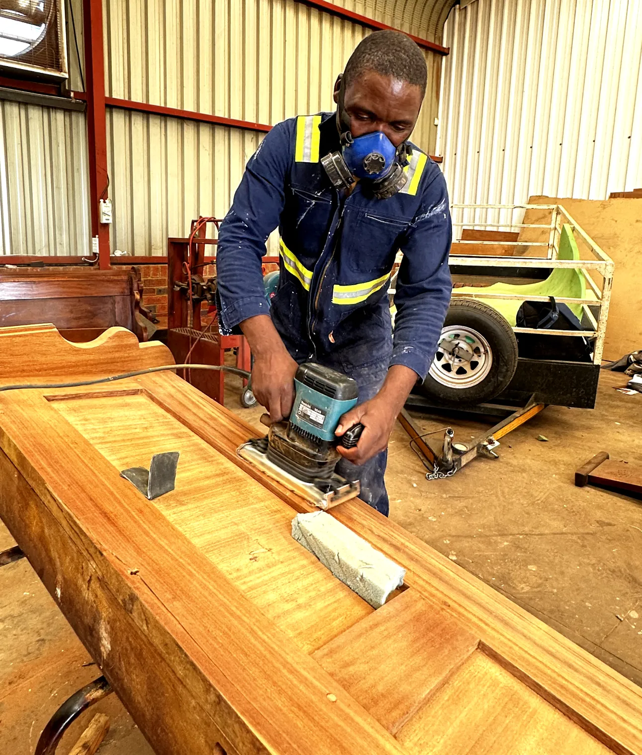 Man welding 