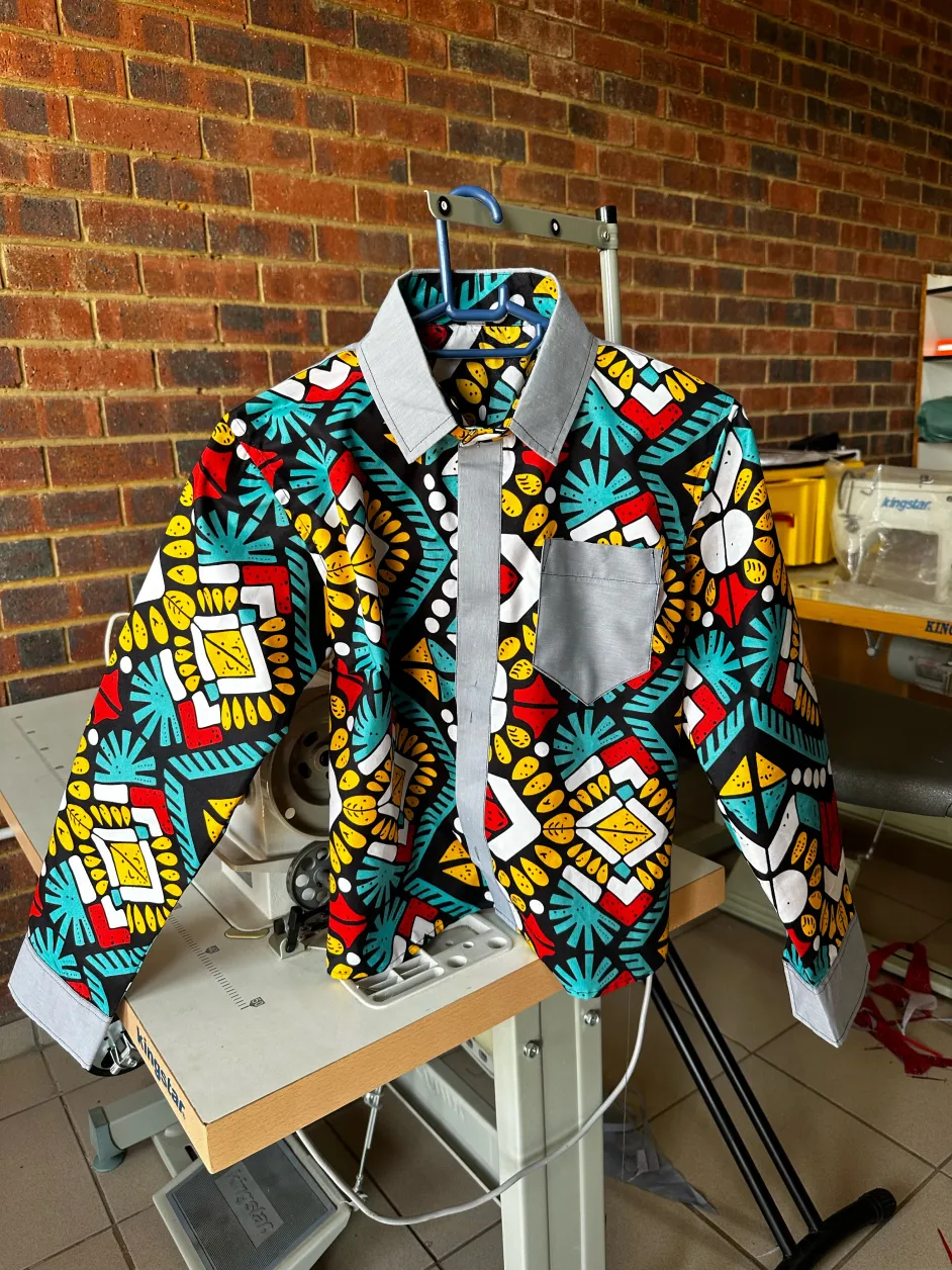 A colourful shirt made by St Bonaventure Centre 